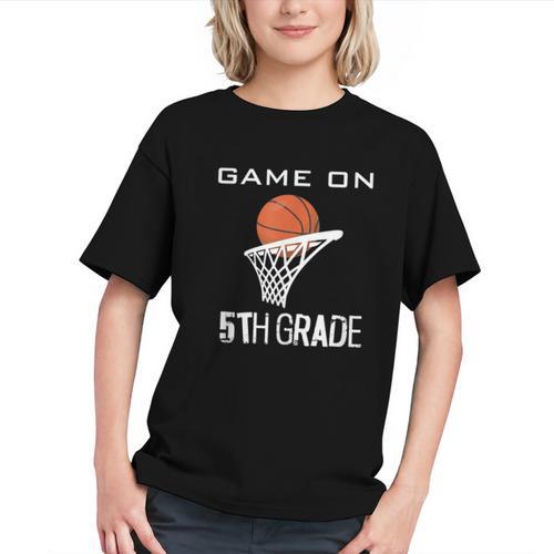 Back To School Game On 5th Grade Basketball Kids Graphic Youth - Savourry