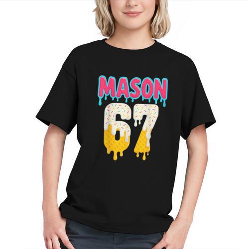 Baseball 6 7 Ice Cream Drip Number 67 Six Seven Meme Graphic Youth - Sportilla