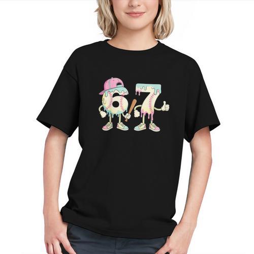 Baseball 67 Dripping Six Seven Drip Meme Ice Cream Boy Graphic Youth - Sportilla