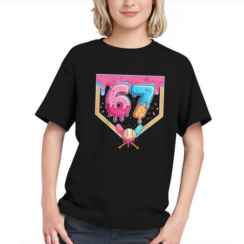 Baseball 67 Six Seven Meme Drip 6 7 Boys Girl Kids Graphic Youth - Sportilla