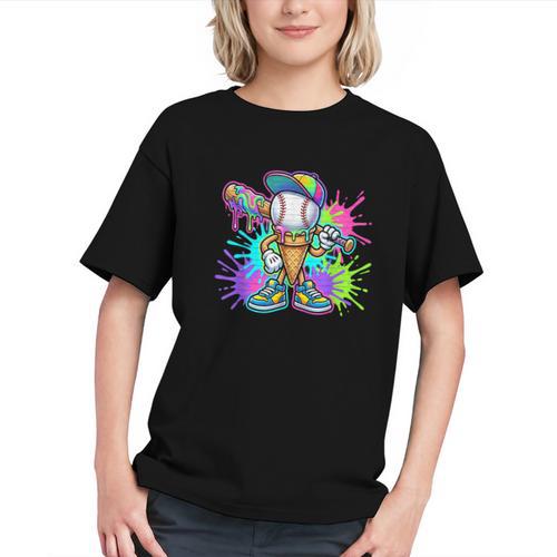 Baseball Boys Clothes For Boys Ice Cream Drip Baseball Stuff Graphic Youth - Sportilla