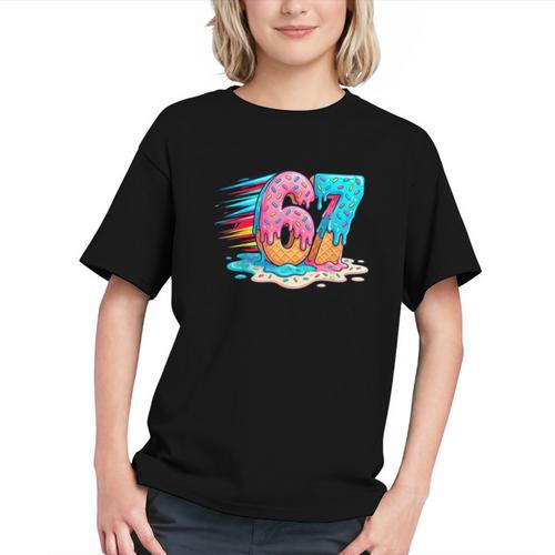 Baseball Drip Ice Cream 67 Graffiti Splash Melt Graphic Youth - Sportilla