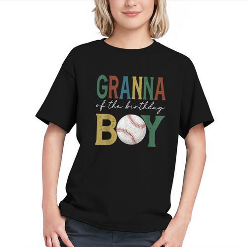 Baseball Granna Of The Birthday Boy Family Matching Graphic Youth - Sportilla