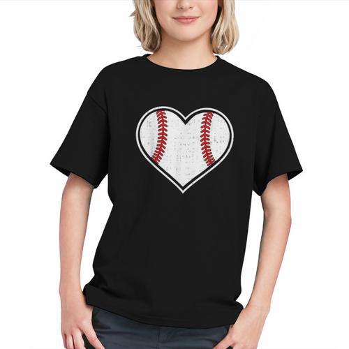 Baseball Heart Love Sport Valentines Day Men Women Boys Kids Graphic Youth - Sportilla