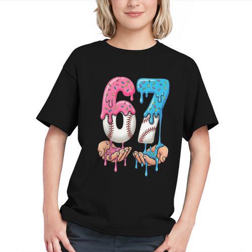 Baseball Ice Cream Drip 67 Hands Six Seven Boys Graphic Youth - Sportilla