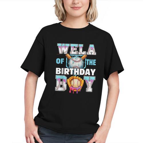 Baseball Ice Cream Drip Wela Of The Birthday Boy Graphic Youth - Sportilla