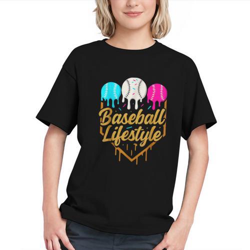 Baseball Lifestyle Baseball Drip Icecream Graphic Youth - Sportilla