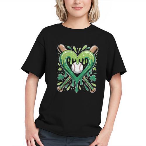 Baseball St Patricks Day Boys Girls Men Women Shamrock Green Graphic Youth - Sportilla