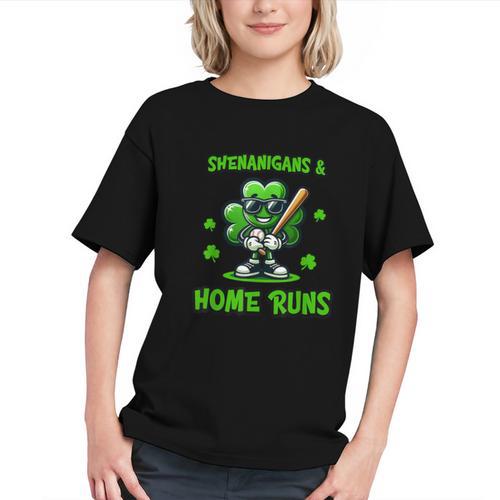 Baseball St Patrick's Day Irish Shamrock Trendy Graphic Youth - Sportilla