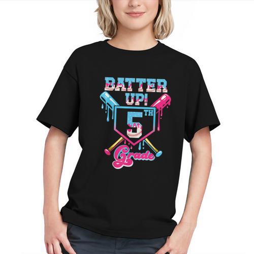 Batter Up for 5th Grade! Back to School Youth T-shirt - Savourry