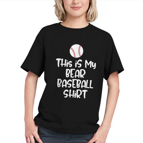 Bear Baseball Shirt For Players Fans And Moms Graphic Youth - Sportilla