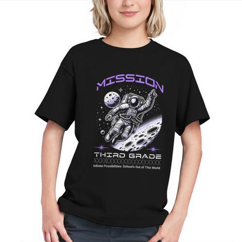 Blast Off Into 3rd Grade Space Rocket Youth T-Shirt - Savourry