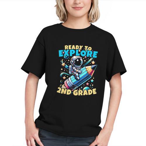 Blast Off to 2nd Grade! Astronaut Back to School Youth T-shirt - Savourry