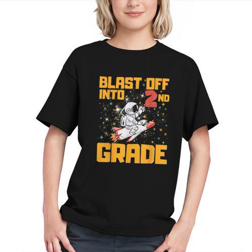 Blast Off to 2nd Grade! Back to School Youth T-shirt - Savourry