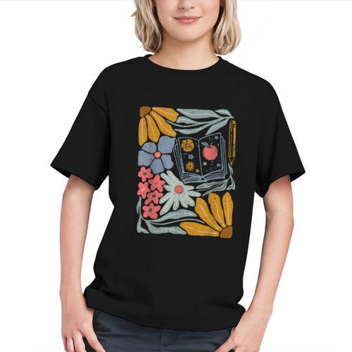 Blossom on the First Day! Boho Flower Back to School Youth T-Shirt - Savourry
