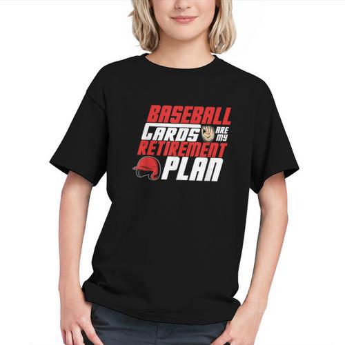 Cards Collector Baseball Cards Are My Retirement Plan Graphic Youth - Sportilla