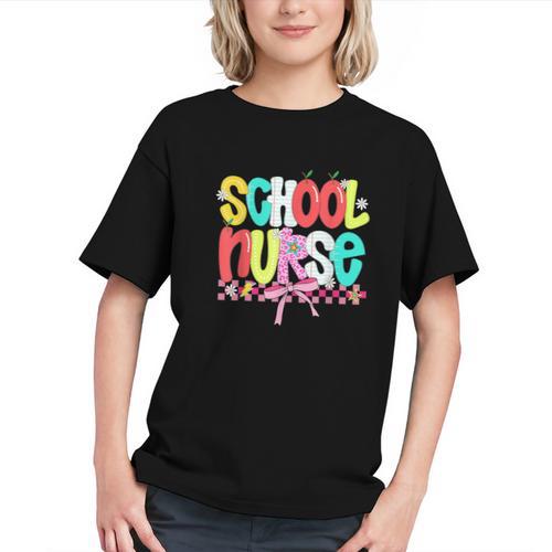 Charming Bow School Nurse Back to School Youth T-shirt - Savourry