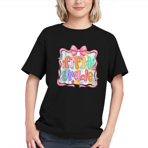 Charming Bows for 5th Grade! Preppy Back to School Youth T-shirt - Savourry