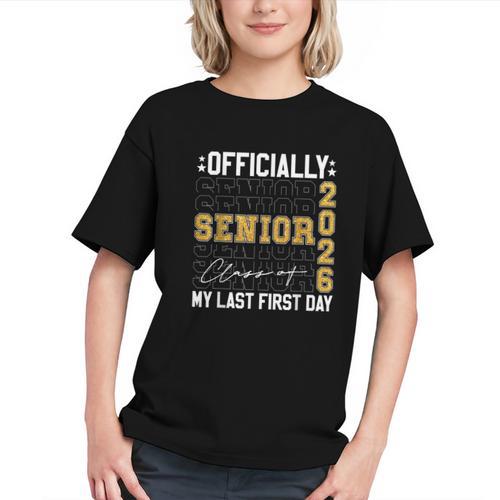 Cherish the Final First Day: Senior 2026 Back to School Youth T-Shirt - Savourry