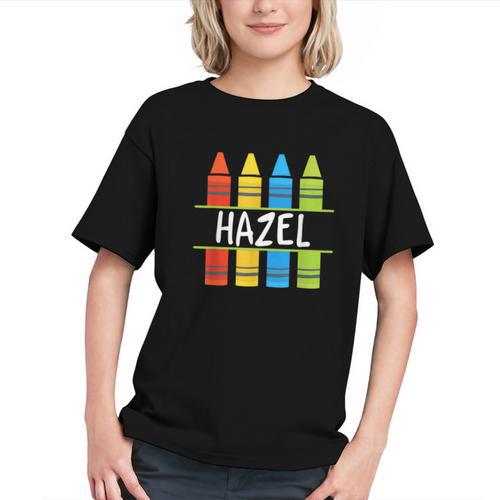 Coloring My Way to School: Hazel Crayon Youth T-Shirt - Savourry