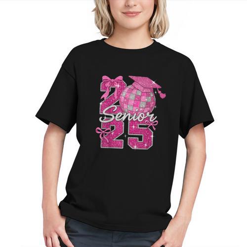 Coquette Bows Class of 2025 Back to School Youth T-shirt - Savourry