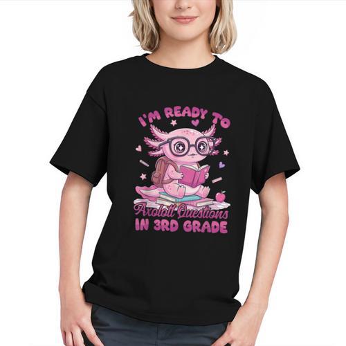 Curious Axolotl 3rd Grade Back to School Youth T-shirt - Savourry