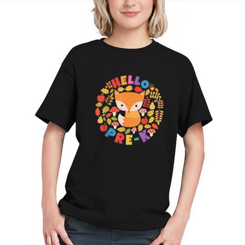 Cute Fox Back To School Woodland Animal Pre-K Graphic Youth - Savourry
