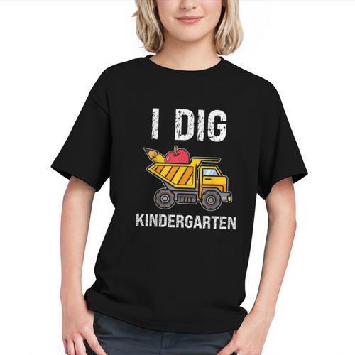 Digging Into Kindergarten! Fun Dump Truck Youth T-Shirt - Savourry