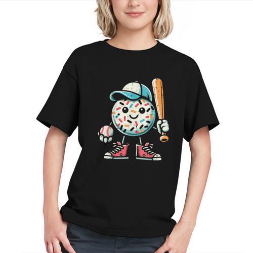 Donut Baseball Hat Ball Bat Cute Sport Toddler Boys Kids Men Graphic Youth - Sportilla