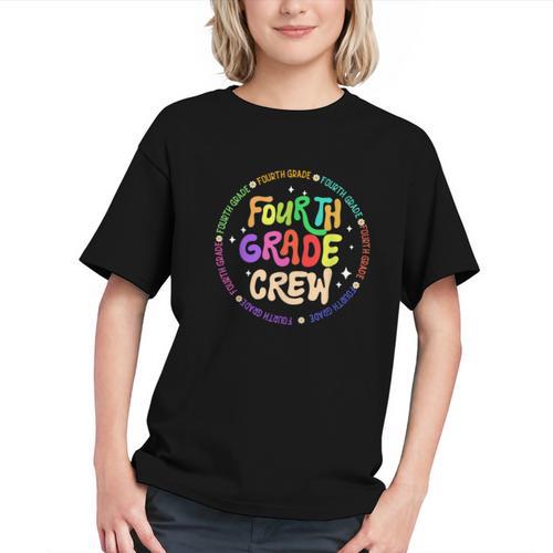 Fourth Grade Crew Back To School 4th Grade Team Graphic Youth - Savourry