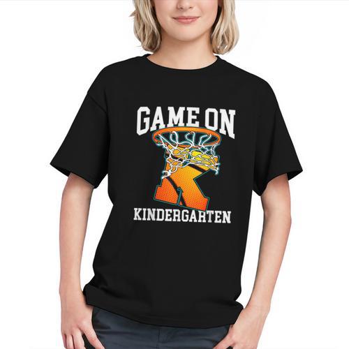 Game On for Kindergarten! Basketball Back to School Youth T-Shirt - Savourry