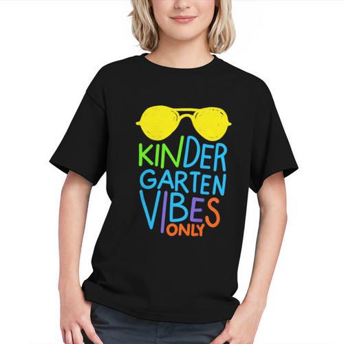 Glowing Kindergarten Vibes Back to School Youth T-Shirt - Savourry