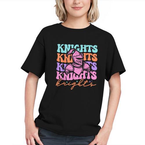 Groovy Knights Pride! Back to School Spirit Youth T-Shirt - Savourry
