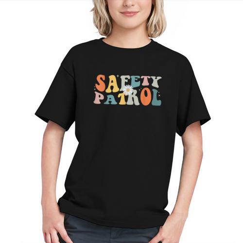 Groovy Retro Safety Patrol Back to School Youth T-Shirt - Savourry