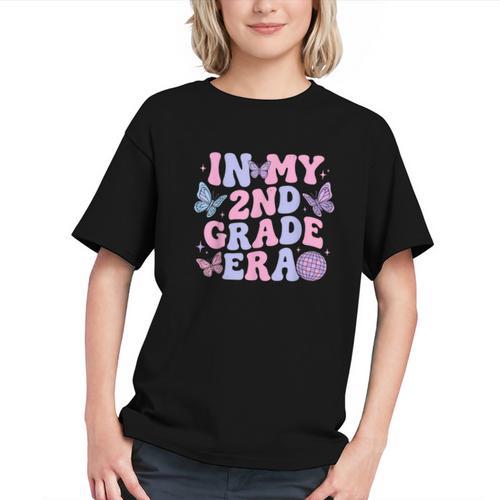Groovy Second Grade Era Back to School Youth T-shirt - Savourry