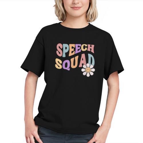 Groovy Speech Squad! Back to School SLP Youth T-Shirt - Savourry