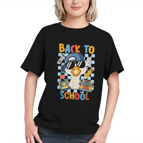 Happy First Day Of School Back To School Goose Boys Kids Graphic Youth - Savourry