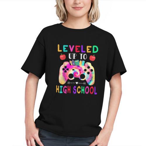 High School Level Unlocked! Tie Dye Back to School Youth T-shirt - Savourry