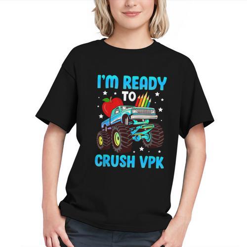 I'm Ready To Crush VPK First Day Of VPK Back To School VPK Graphic Youth - Savourry