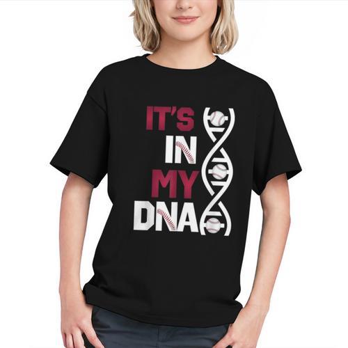ITS In My DNA Baseball Sport Player Saying Graphic Youth - Sportilla