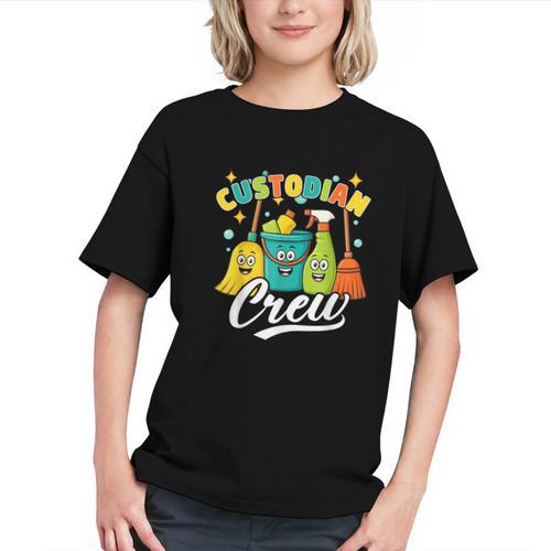 Join the Custodial Crew! Back to School Youth T-Shirt - Savourry