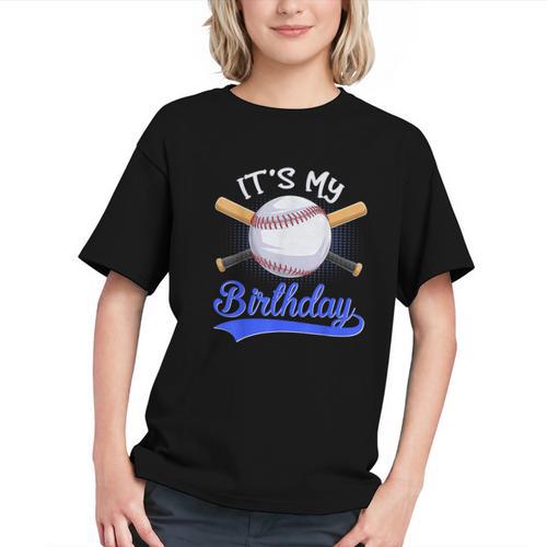 Kids 8th Baseball Birthday Party Boys Sport Fan 8 Years Old Graphic Youth - Sportilla