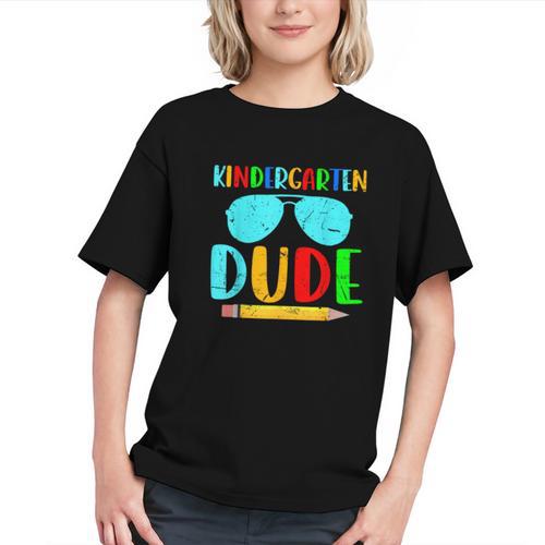 Kindergarten Dude Ready! Cool Back to School Youth T-shirt - Savourry