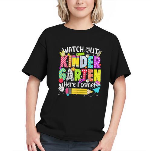 Kindergarten Here I Come! Bold Back to School Youth T-shirt - Savourry