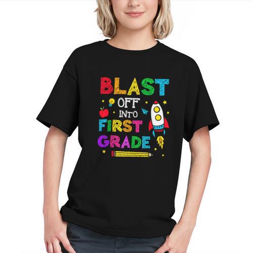 Launch into 1st Grade! Space Squad Back to School Youth T-Shirt - Savourry