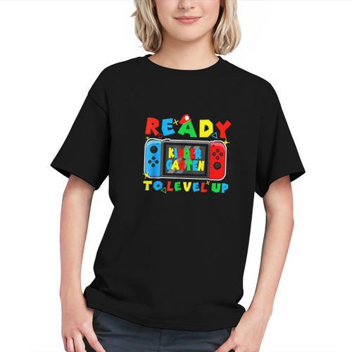 Level Up to Kindergarten! Gamer Back to School Youth T-Shirt - Savourry