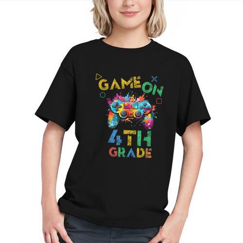 Level Up Your Gear for 4th Grade! Back to School Youth T-shirt - Savourry