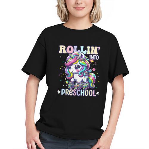 Magical Unicorn Rollin Into Pre-K Back to School Youth T-Shirt - Savourry