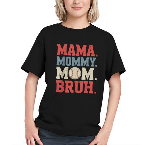Mama Mommy Mom Bruh Baseball For Women Grandma Mother's Day Graphic Youth - Sportilla