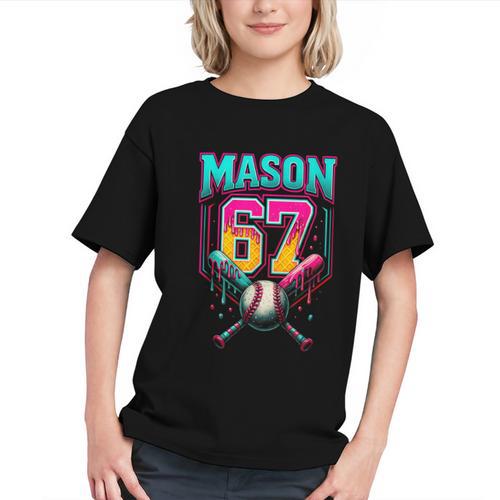 Mason 67 Ice Cream Drip Baseball Ice Cream Drip Graphic Youth - Sportilla